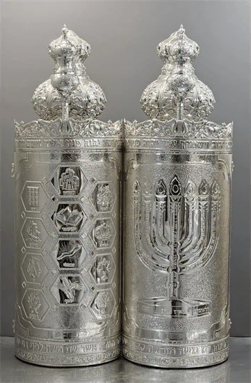 ציפוי כסף שבטים כתר גדול  S38