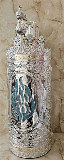 ציפוי כסף אליפסה  האש שלי S29