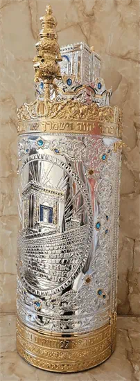 אליפסה ציפוי כסף פסים ציפוי זהב S8